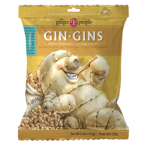 Gin Gins® Spicy Turmeric Ginger Chews Six Pack on Amazon US The