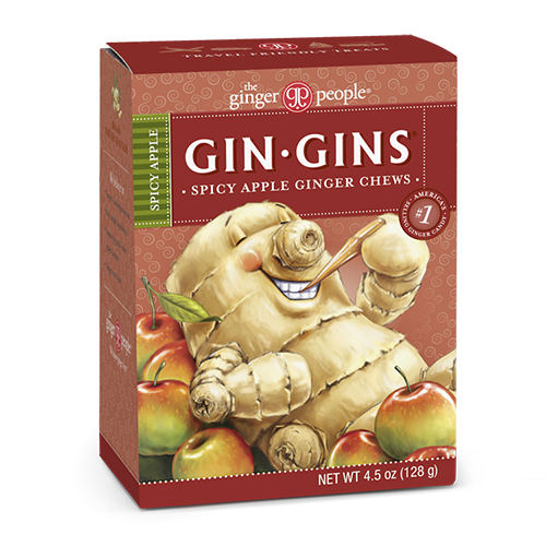 Gin Gins® Spicy Apple Ginger Chews The Ginger People