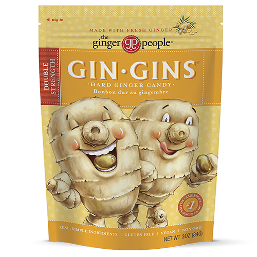 Gin Gins® Double Strength Hard Ginger Candy The Ginger People Us