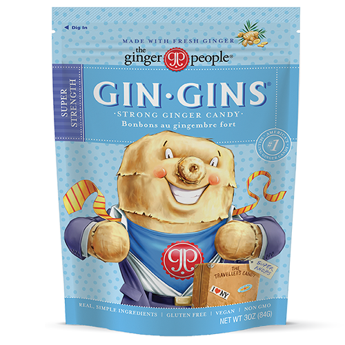 Gin Gins, Bonbons au gingembre, Original, 84 g