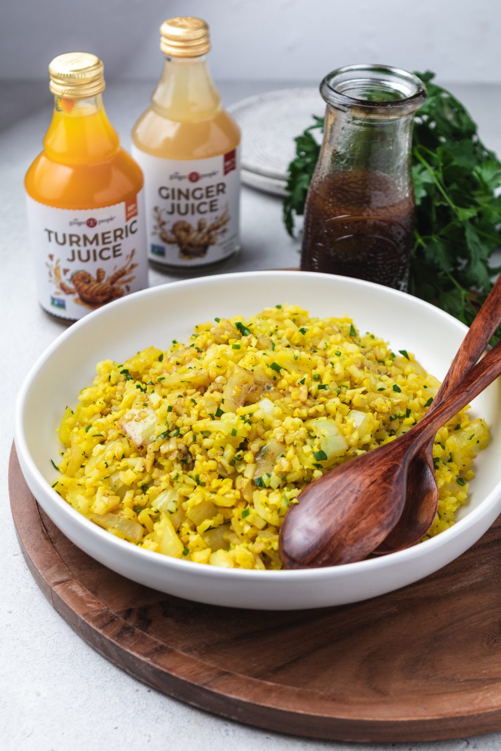 Turmeric Cauliflower Rice Salad The Ginger People US