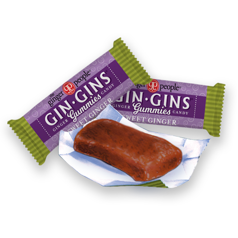 Gin Gins® Sweet Ginger Gummies The Ginger People Us