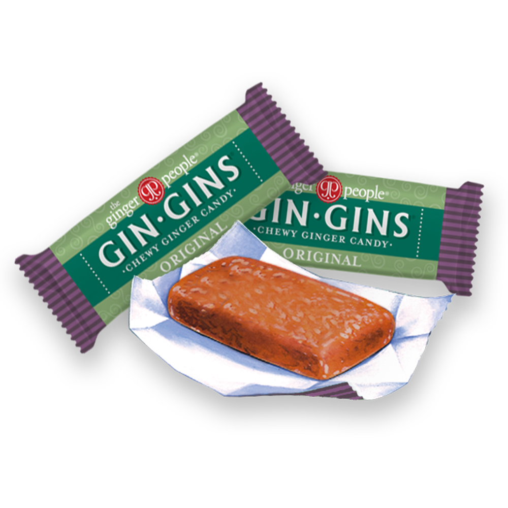 Ginger People - Gin Gins Bonbons à mâcher au gingembre Originale