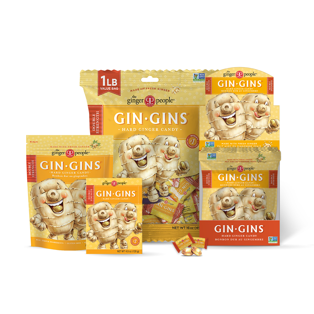 Gin Gins® Double Strength Hard Ginger Candy The Ginger People Us 6212