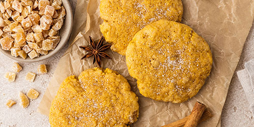 Pumpkin Ginger Cookies