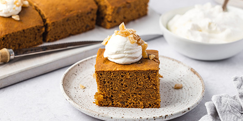 Classic Gingerbread Cake recipe by The Ginger People