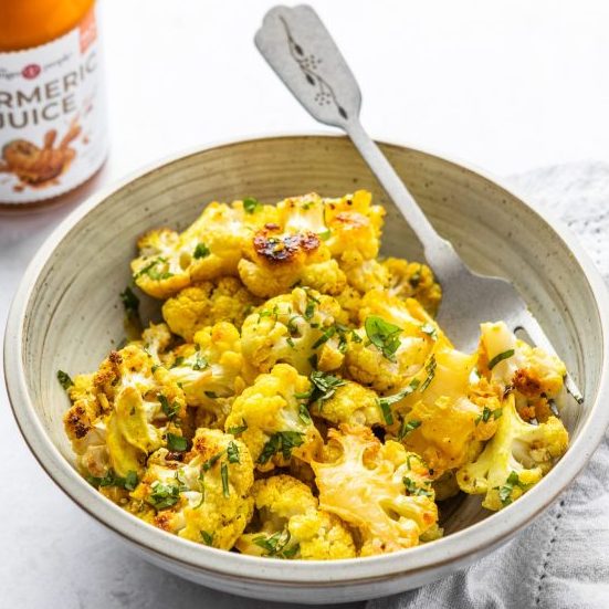 Roasted Turmeric Cauliflower The Ginger People