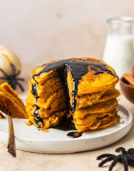 Halloween Pumpkin Pancakes Recipe 