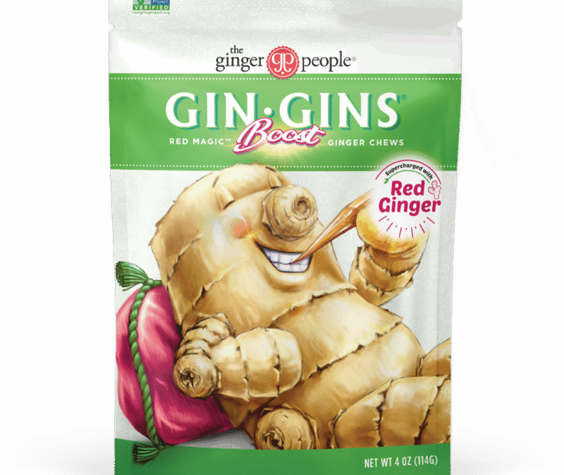 GIN GINS® Boost – Red Magic Ginger Chews